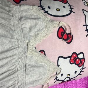 Lace Trimmed Tank Top